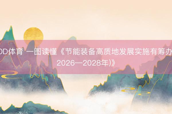 OD体育 一图读懂《节能装备高质地发展实施有筹办(2026—2028年)》