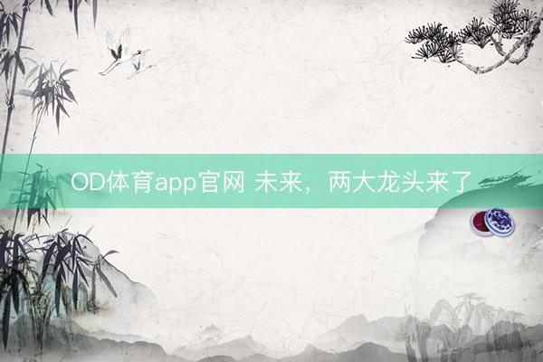 OD体育app官网 未来，两大龙头来了