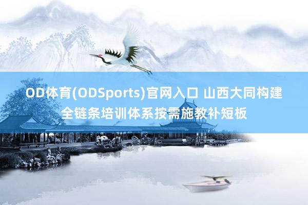 OD体育(ODSports)官网入口 山西大同构建全链条培训体系按需施教补短板