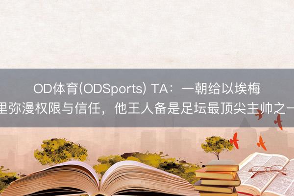 OD体育(ODSports) TA：一朝给以埃梅里弥漫权限与信任，他王人备是足坛最顶尖主帅之一
