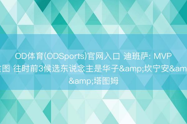 OD体育(ODSports)官网入口 迪班萨: MVP是我的贪图 往时前3候选东说念主是华子&坎宁安&塔图姆